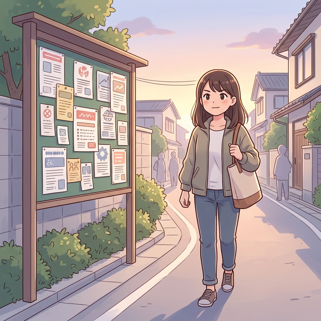 Cute educational anime-style illustration expressing "Push your limits" in a clear everyday scene.