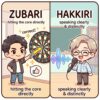zubari Japanese onomatopoeia explanation image