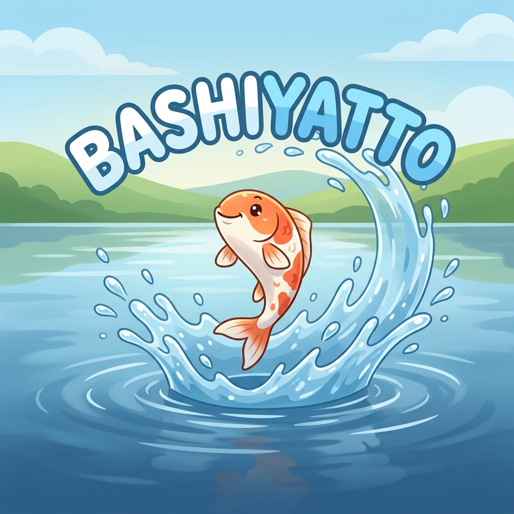 bashiyatto Japanese onomatopoeia usage example image