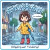 bishobisho Japanese onomatopoeia explanation image