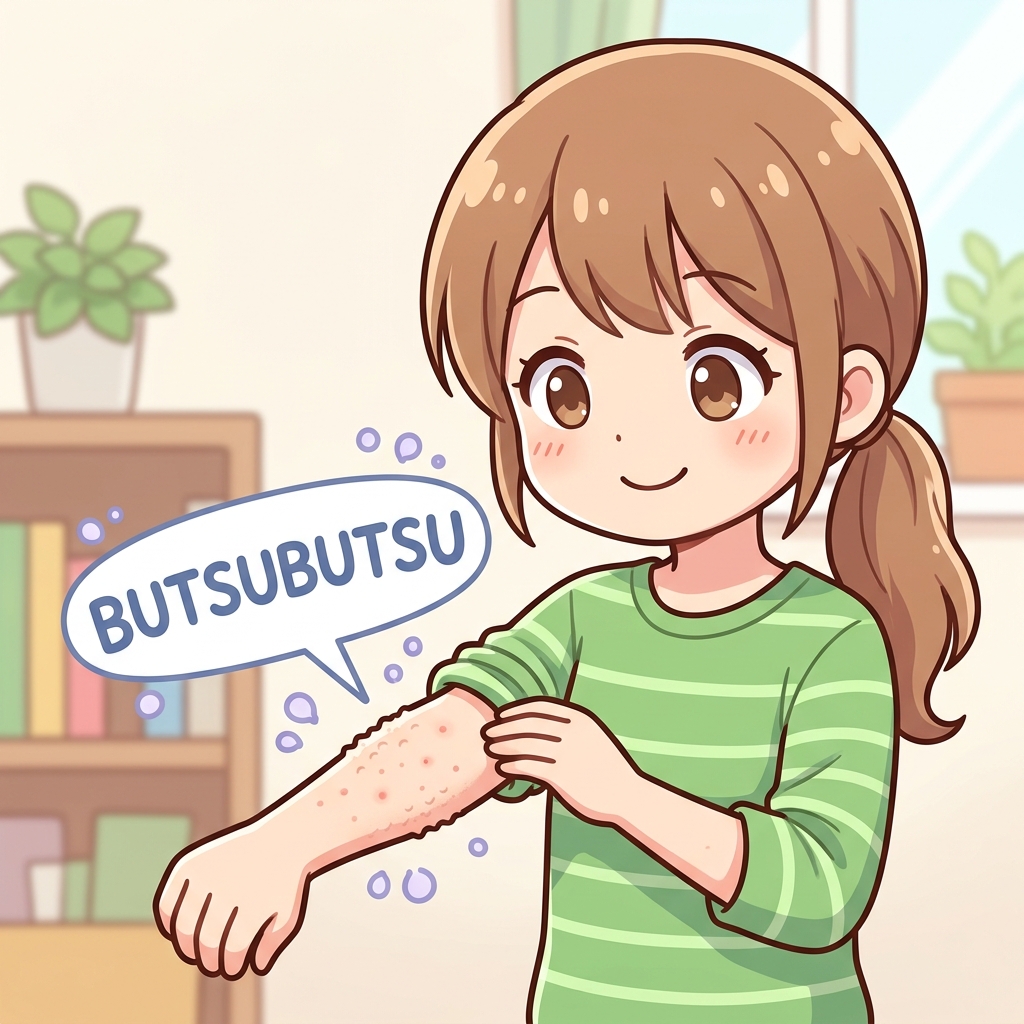butsubuu Japanese onomatopoeia explanation image