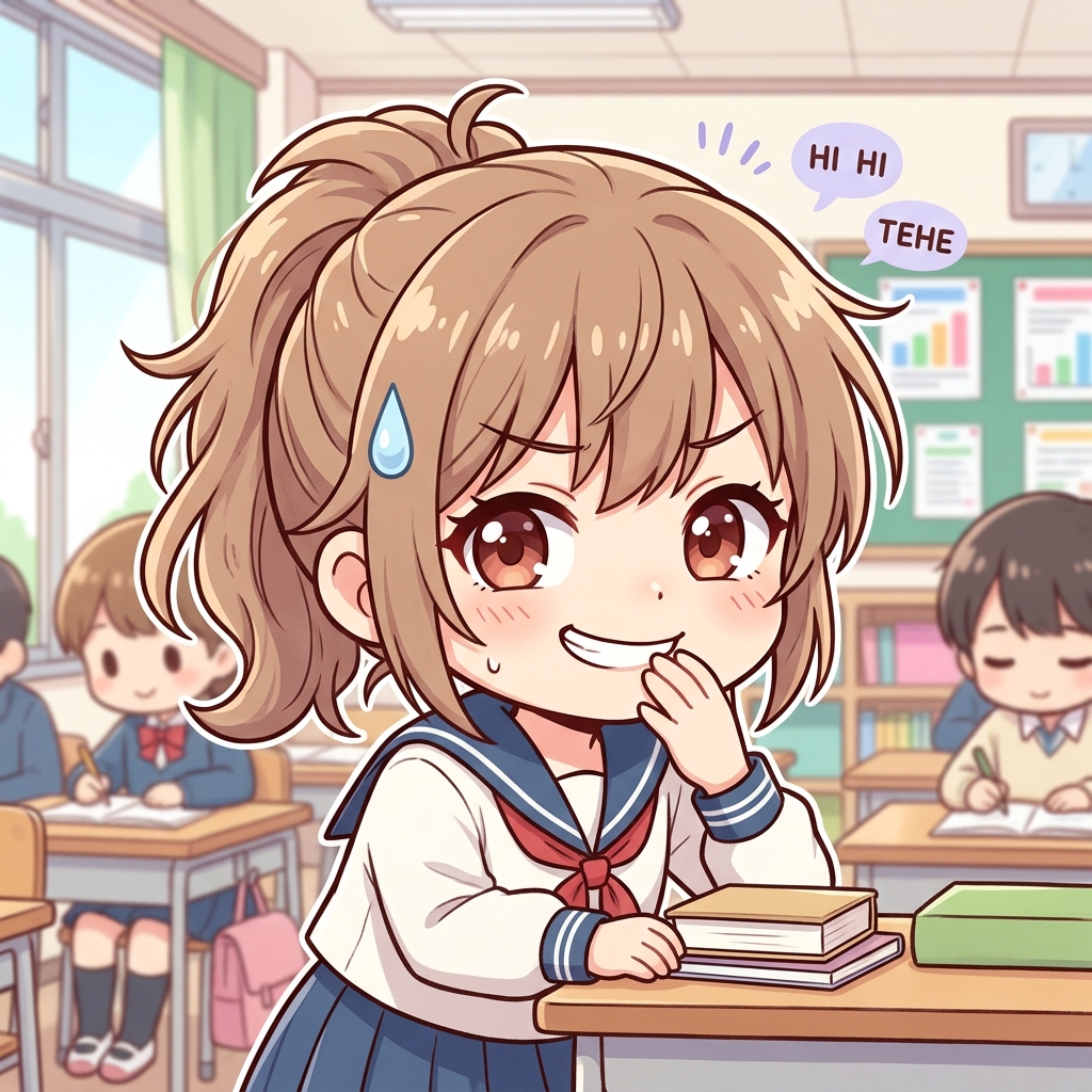 niyaniya Japanese onomatopoeia explanation image