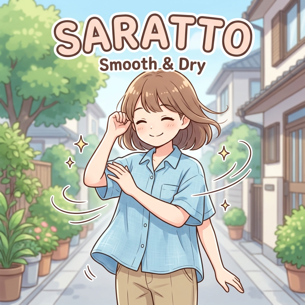 saratto Japanese onomatopoeia explanation image