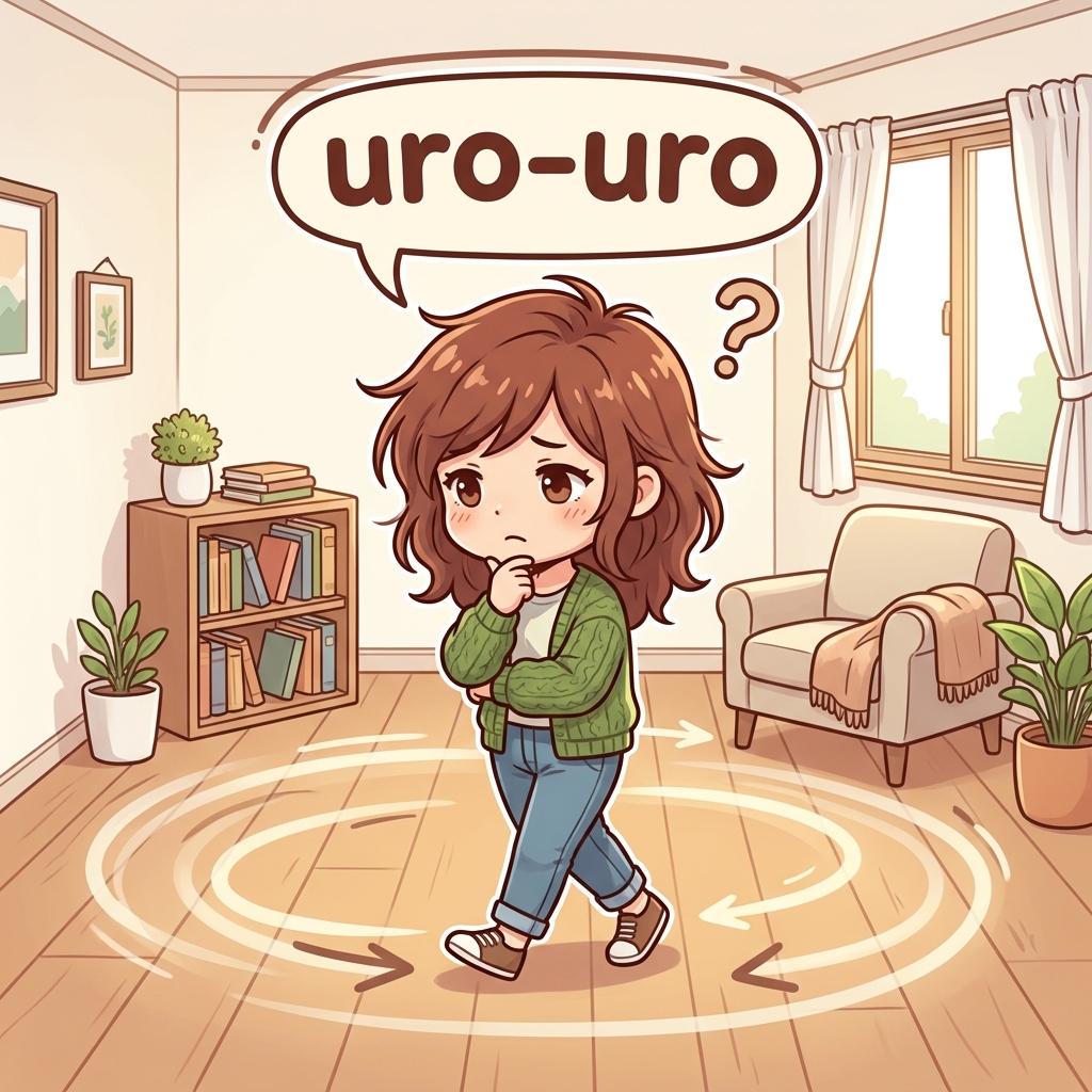 urouro Japanese onomatopoeia usage example image