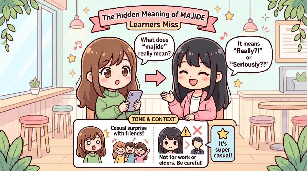 majide meaning Japanese slang explainer