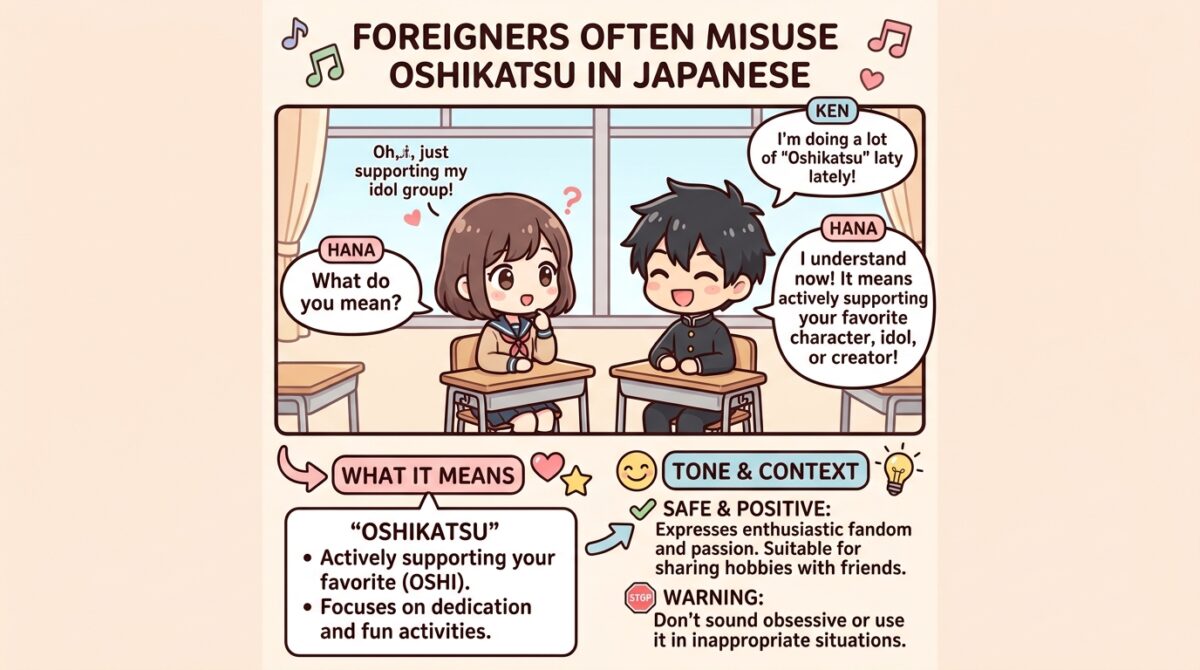 oshikatsu meaning Japanese slang explainer