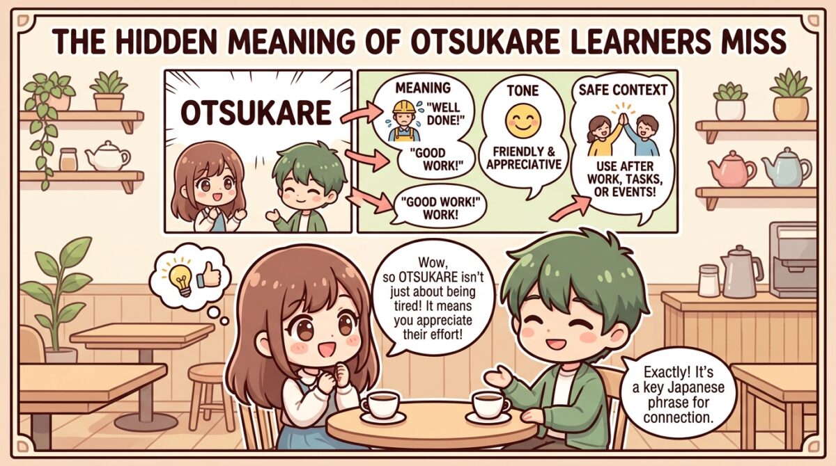 otsukare meaning Japanese slang explainer