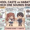school-caste meaning Japanese slang explainer