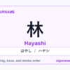 Featured image for the Japanese surname 林 (hayashi)