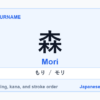 Featured image for the Japanese surname 森 (mori)
