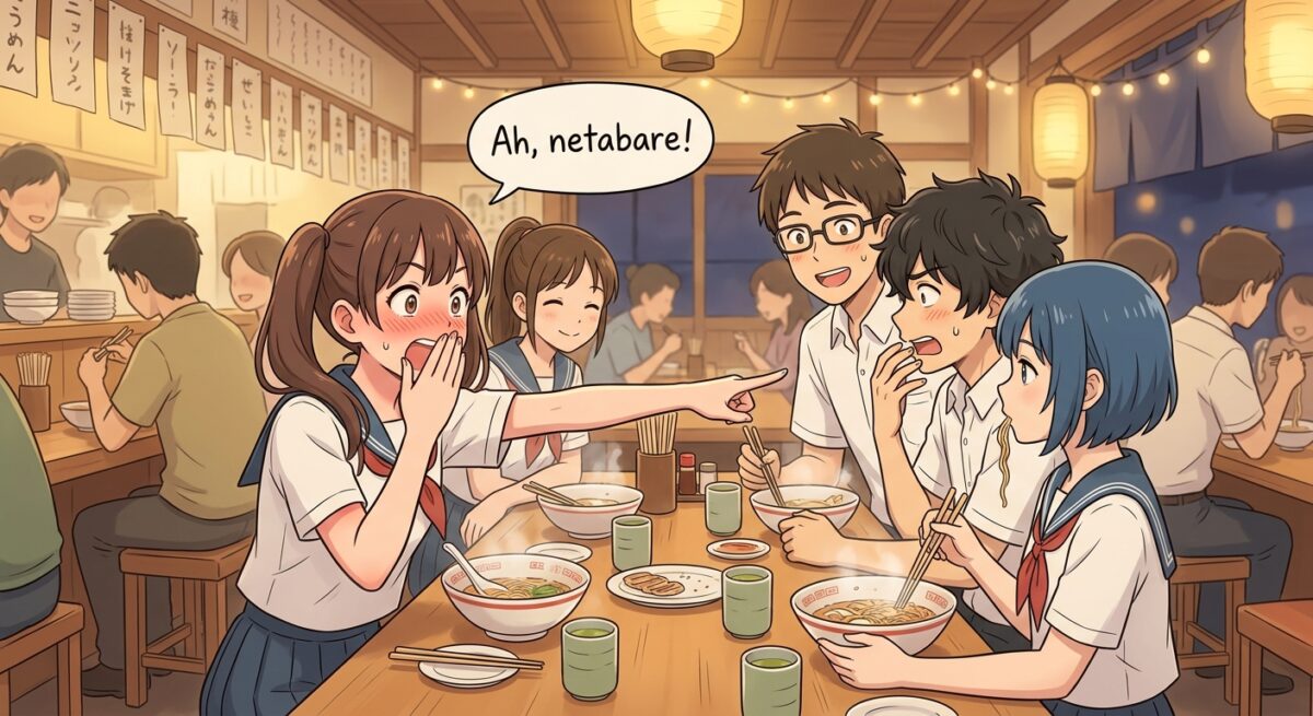 Spoiler usage scene