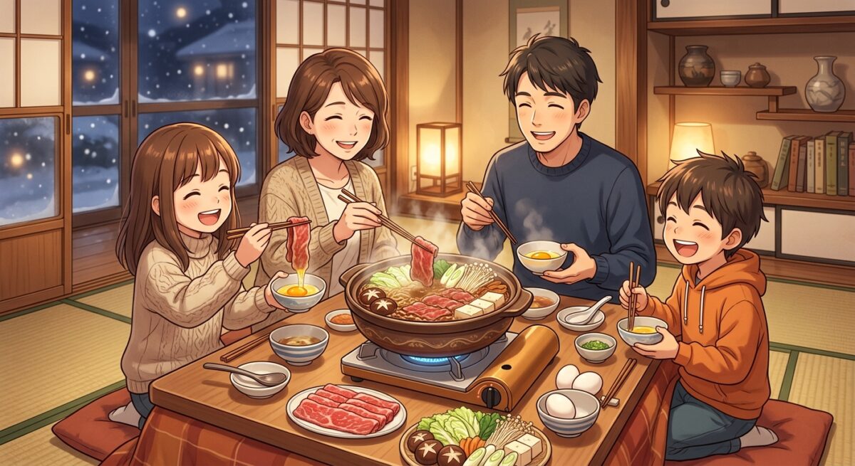 Sukiyaki usage scene