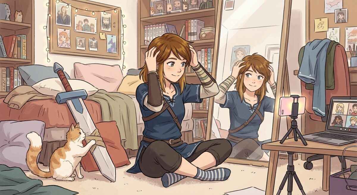 Home Cosplaying usage scene