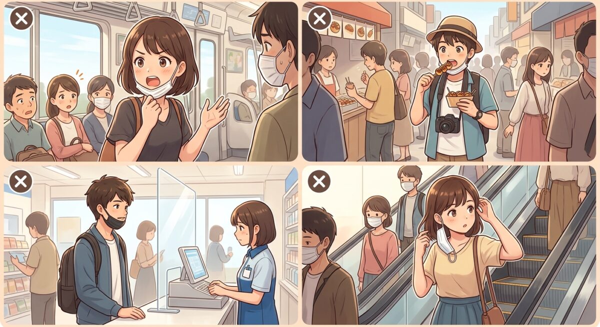 Mask Etiquette in Japan: What Visitors Should Avoid Doing