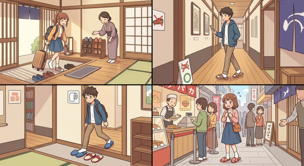 Navigating Slippers and Shoe Storage